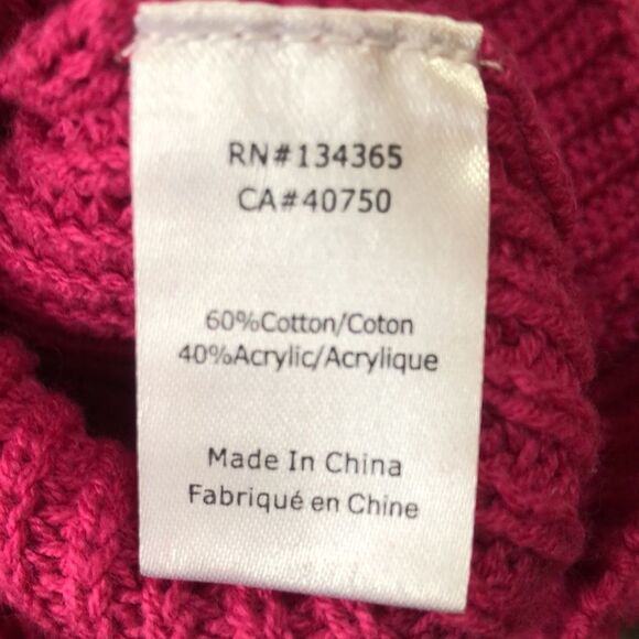 Brittany Humble Size L Color Blok Chunky Knit Boxy Sweater - Picture 5 of 5